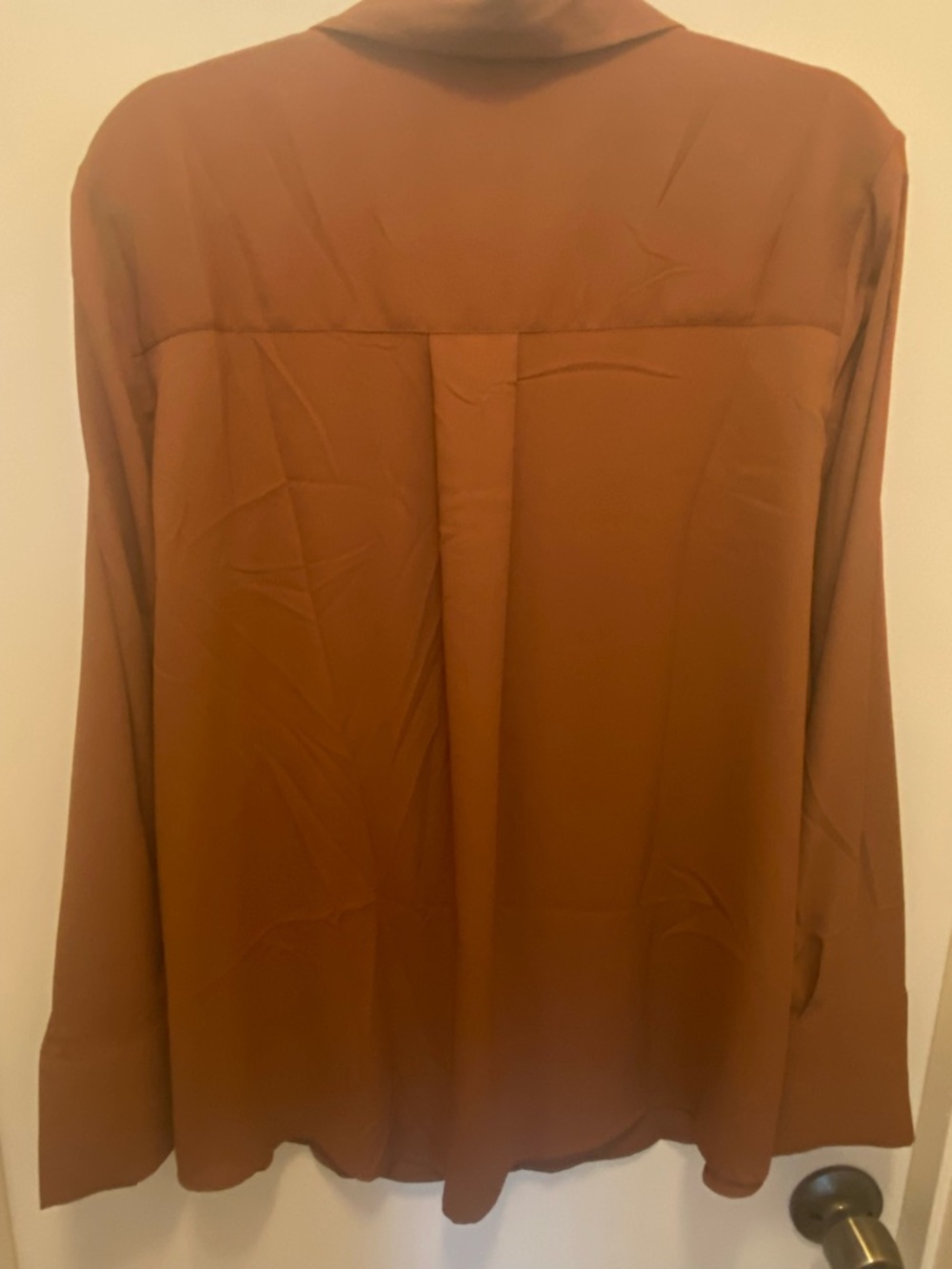 H&M Rust Button-Up Shirt - Picture 6 of 6